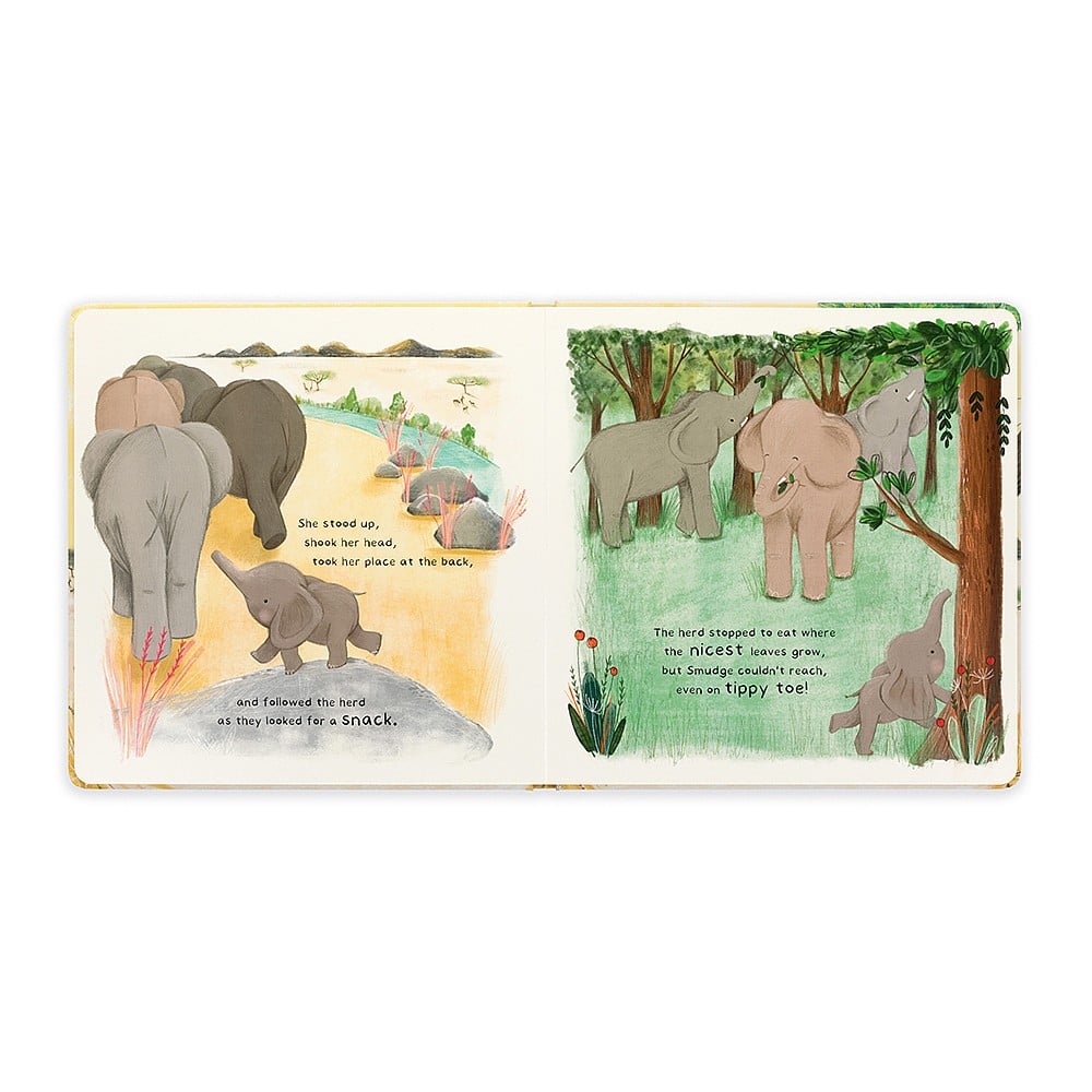 Jellycat Smudge the Littlest Elephant Book - Image 2