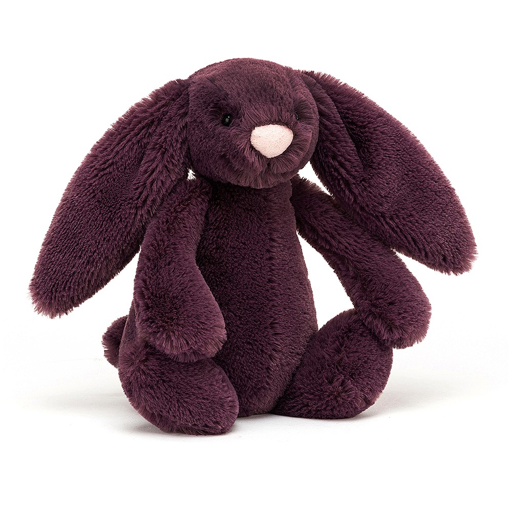 Jellycat Bashful Plum Bunny - Small 18 x 9 cm