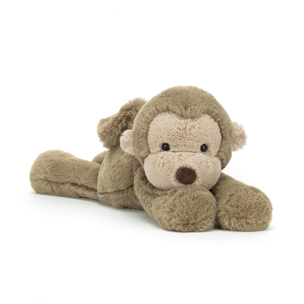 Jellycat Smudge Monkey - Medium, 13cm x 11cm x 24cm