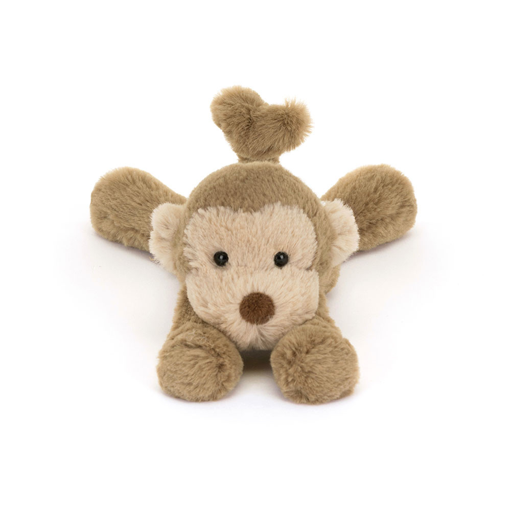 Jellycat Smudge Monkey - Tiny, 5cm x 6cm x 13cm - Image 4