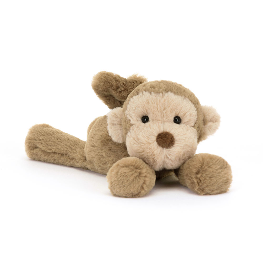 Jellycat Smudge Monkey - Tiny, 5cm x 6cm x 13cm