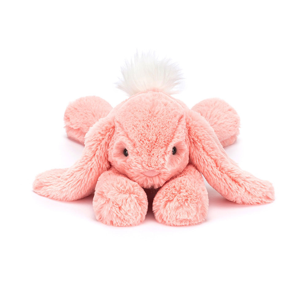 Jellycat Smudge Apricot Rabbit - 13cm x 11cm x 24cm - Image 4