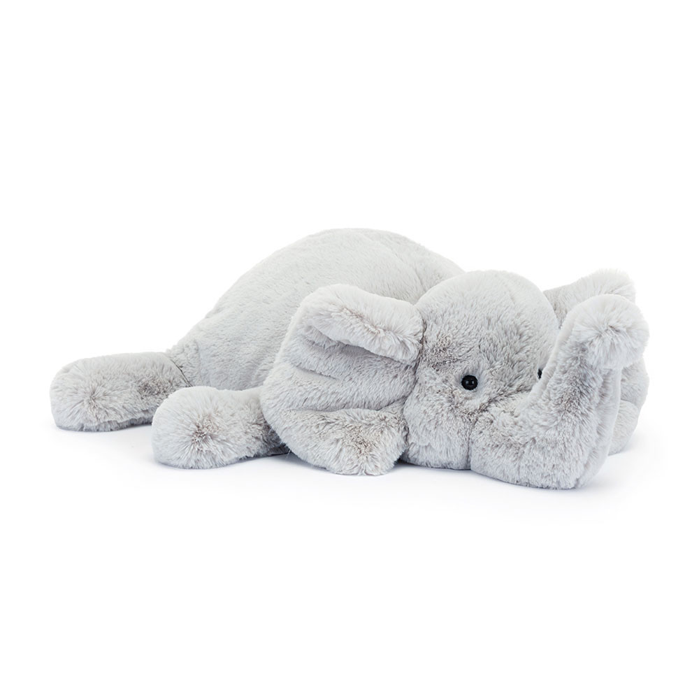 Jellycat Wanderlust Elly Elephant - 18cm x 12cm x 36cm