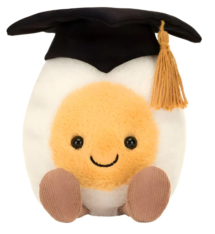 Jellycat Amuseables Boiled Egg Graduation - Image 2