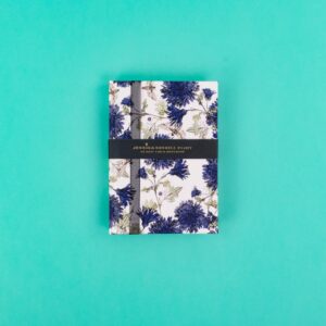 Jessica Russell Flint A6 Luxury Notebook with Moths and Cornflowers JRNBS03 - Soul UK