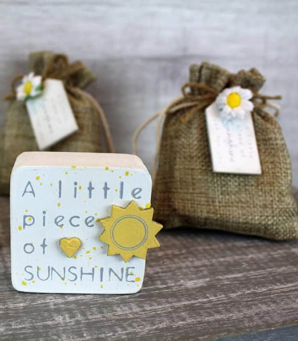 'A Little Piece of Sunshine' Sunshine Hug in a Daisy Bag - Langs