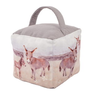 Donkey Soft Fabric Doorstop - Langs