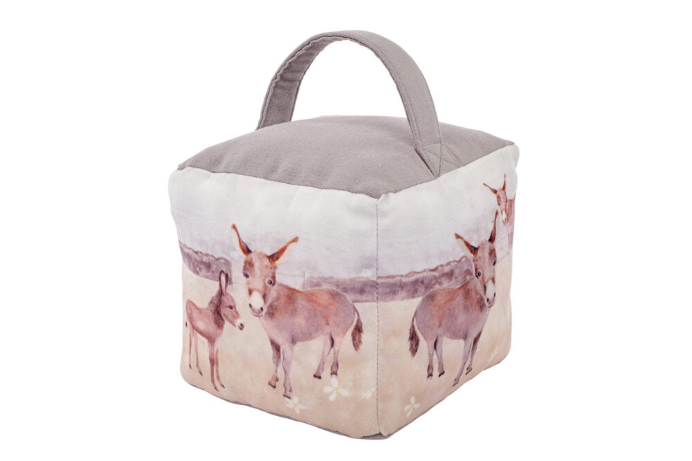 Donkey Soft Fabric Doorstop - Langs