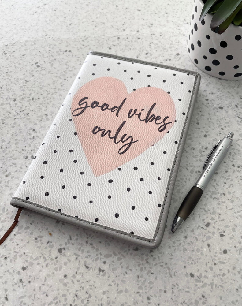 Good Vibes Only A5 Notebook - Langs