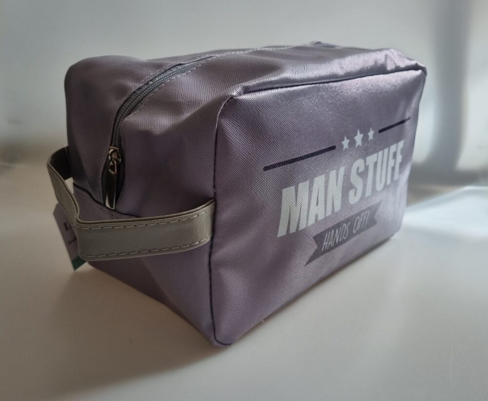 ‘Man Stuff Hands Off’ Wash Bag - Langs - Image 2