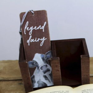 Legend-Dairy Wooden Bookmark - Langs