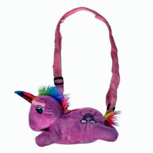 Rainbow Unicorn Plush Small Bag / Purse - Langs