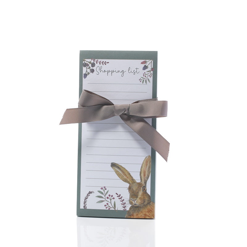Woodland Hare Magnetic Shopping List Pad - Langs - Image 2