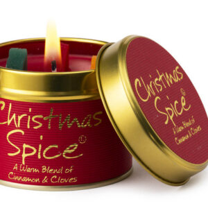 Lily-Flame Christmas Spice Scented Candle Tin