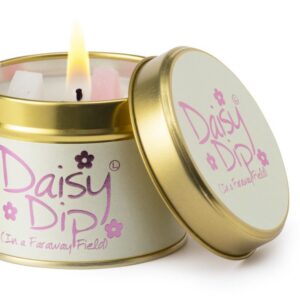 Lily-Flame Daisy Dip Scented Candle Tin