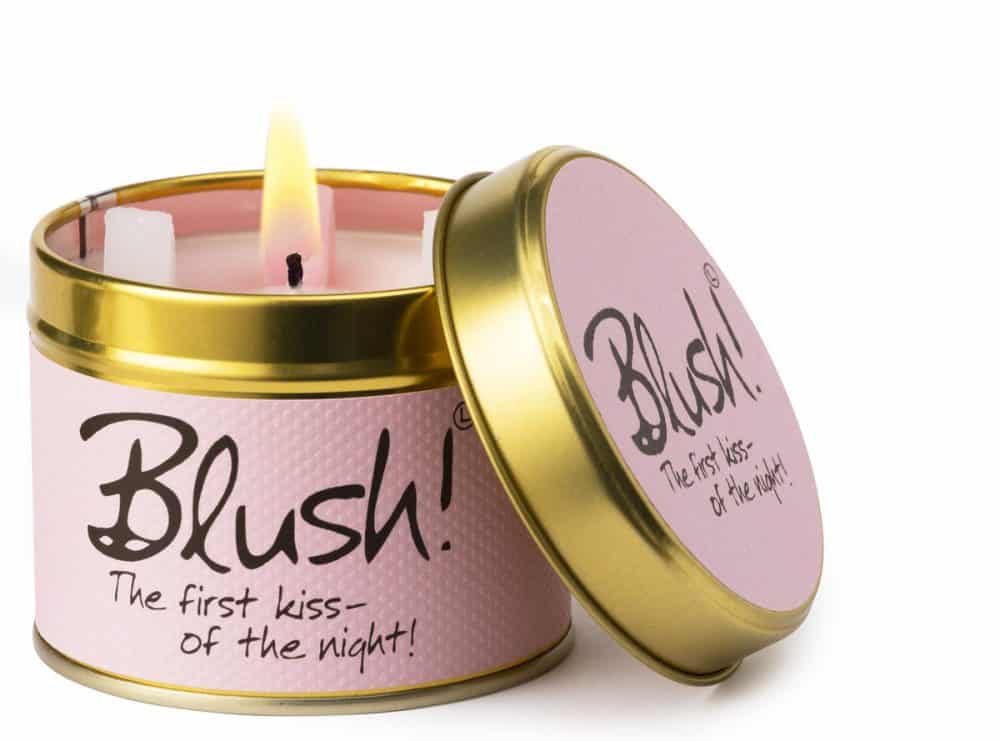 Lily-Flame Blush Scented Candle Tin