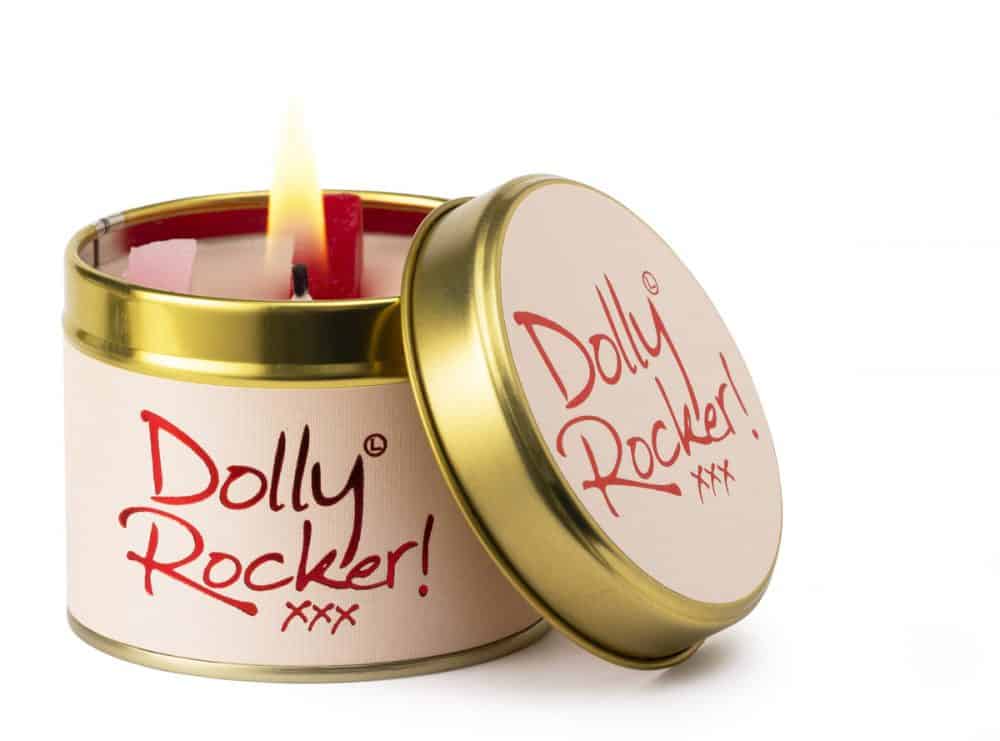 Lily-Flame Dolly Rocker Scented Candle Tin