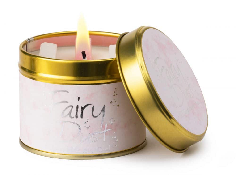 Lily-Flame Fairy Dust Scented Candle Tin