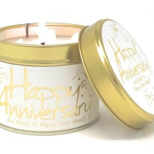 Lily-Flame Happy Anniversary Scented Candle Tin