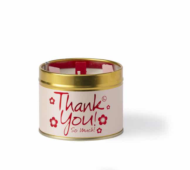 Lily-Flame Thank You Scented Candle Tin - Image 3