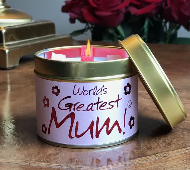 Lily-Flame World’s Greatest Mum Scented Candle Tin - Image 3