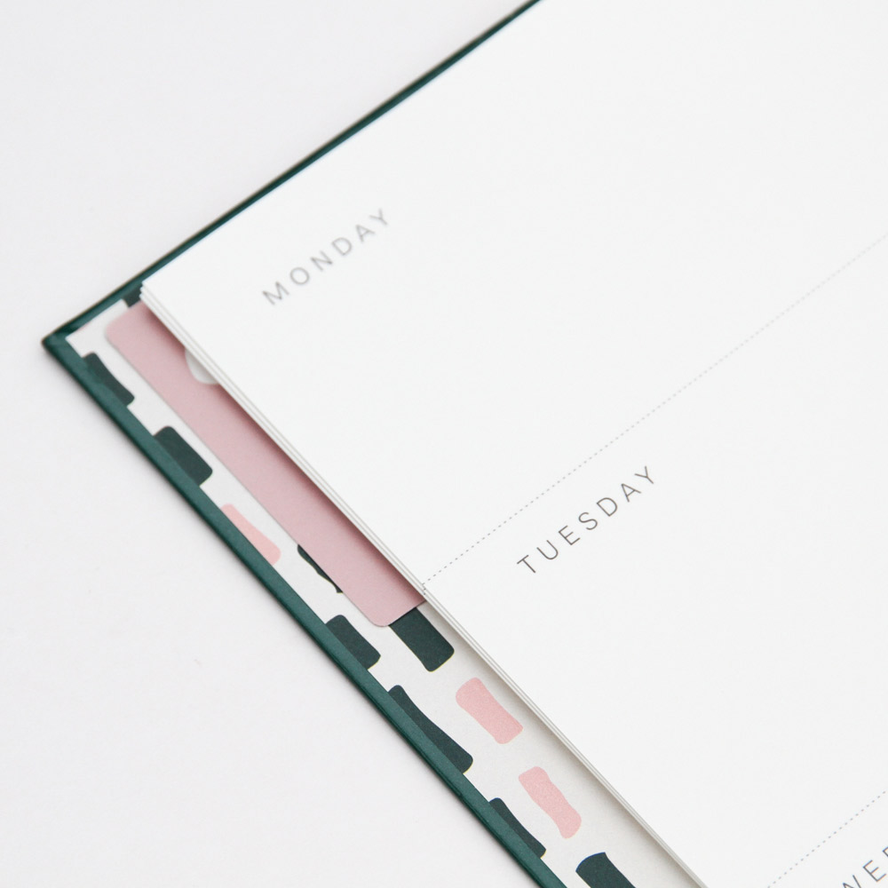Green Patent Notebook Organiser Diary - Caroline Gardner - Image 4