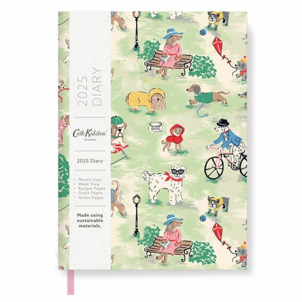 Cath Kidston A5 Dogs In The Park 2025 Diary