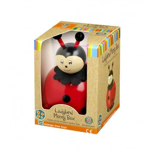 Ladybird Money Box - Orange Tree Toys - Image 2