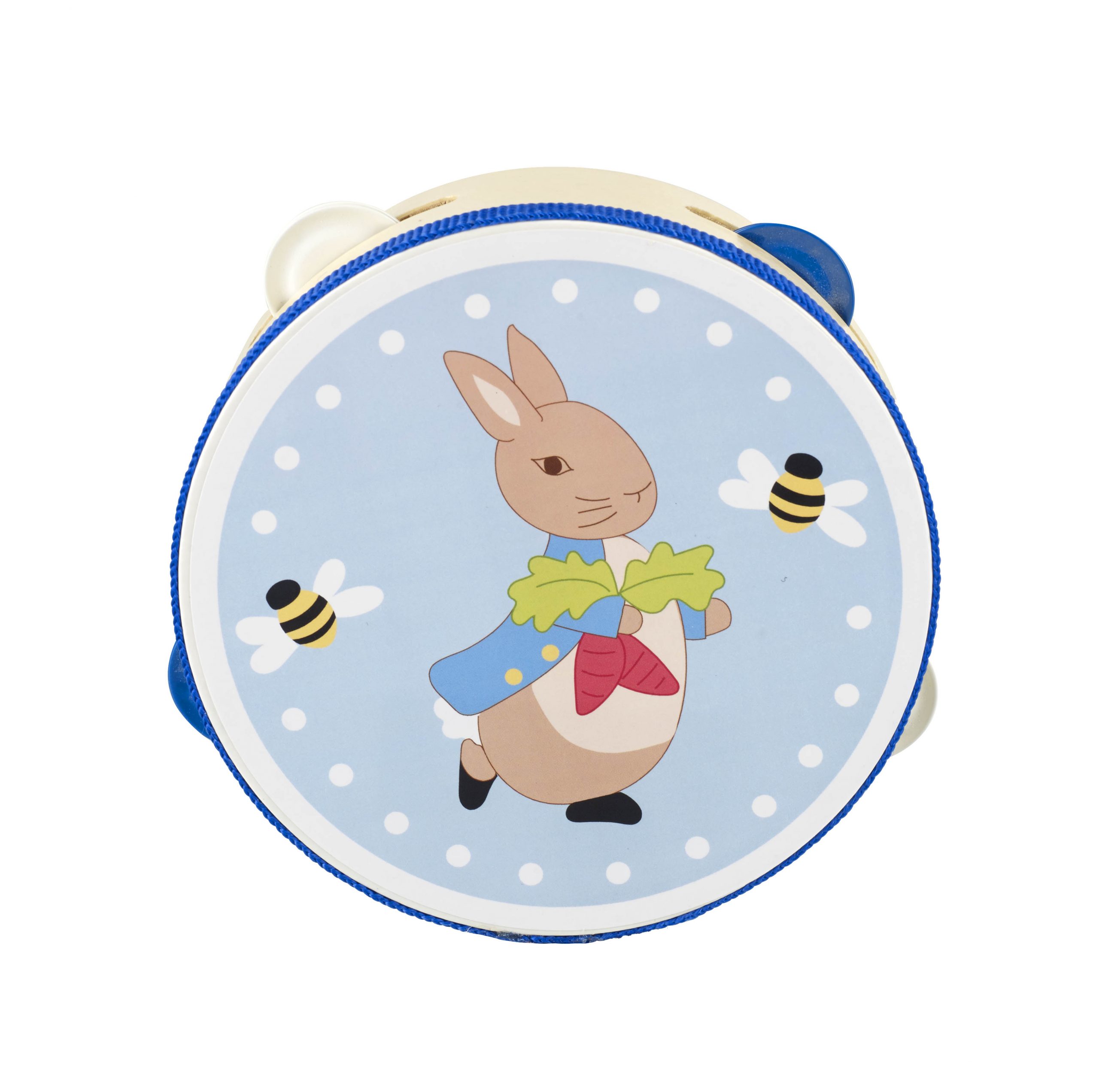 Peter Rabbit Wooden Tambourine - Orange Tree Toys