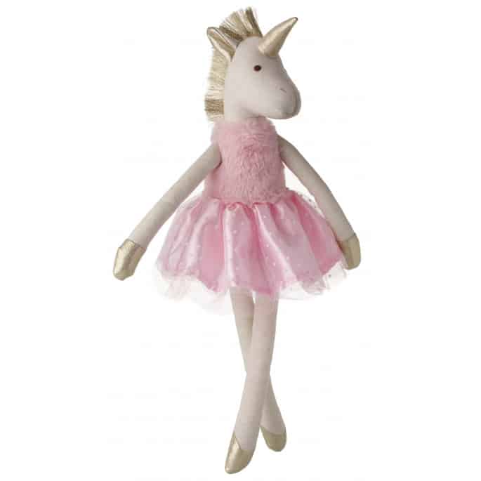 Small Pink Unicorn Ballerina Doll - Orange Tree Toys