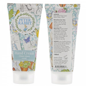 Peter Rabbit Clean Linen Hand Cream 100ml - Beatrix Potter