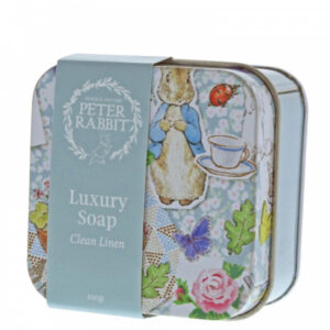 Peter Rabbit Clean Linen Soap in Tin - Beatrix Potter