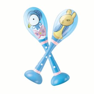 Peter Rabbit and Jemima Puddle-Duck Wooden Maracas Set - Orange Tree Toys
