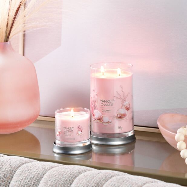 Yankee Candle Pink Sands Small Jar Candle Tumbler - Image 4