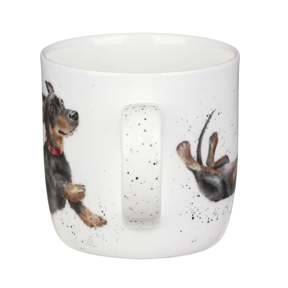 That Friday Feeling Dachshund Dog China Mug - Wrendale Designs - Image 4