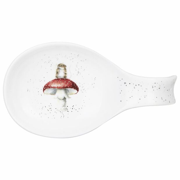 'He's a Fun-Gi' Mouse and Mushroom Short Spoon Rest - Wrendale Designs - Image 3