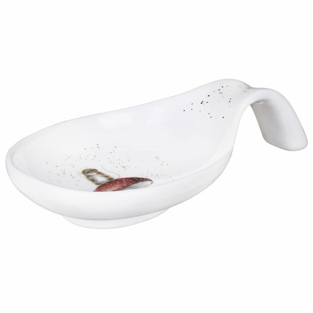 'He's a Fun-Gi' Mouse and Mushroom Short Spoon Rest - Wrendale Designs - Image 2