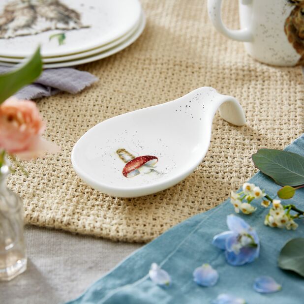 'He's a Fun-Gi' Mouse and Mushroom Short Spoon Rest - Wrendale Designs - Image 5