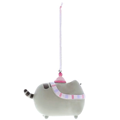Pusheen with Winter Scarf Hanging Ornament - Image 4