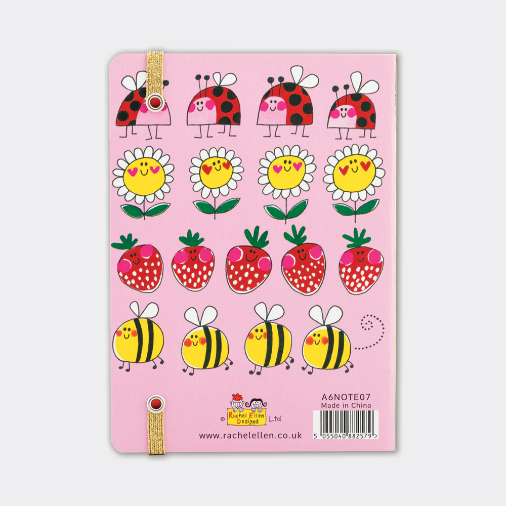 A6 Perfect Bound Notebook - Berry Lovely Notes - Rachel Ellen Designs - Image 2