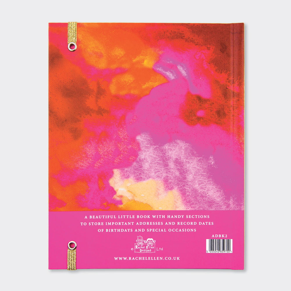 Pink Flame Address and Birthday Book - Rachel Ellen Designs - Image 4