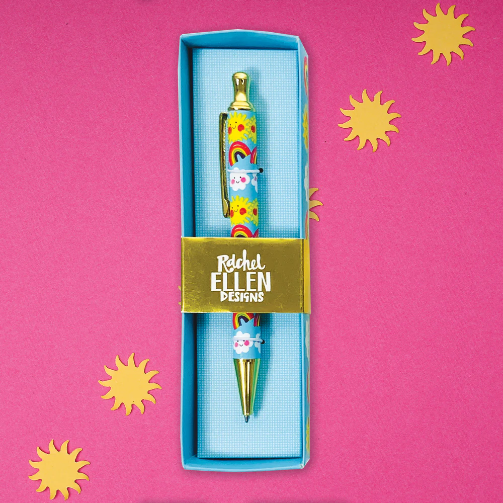 Sunshine and Rainbows Boxed Pen - Rachel Ellen Designs - Image 2