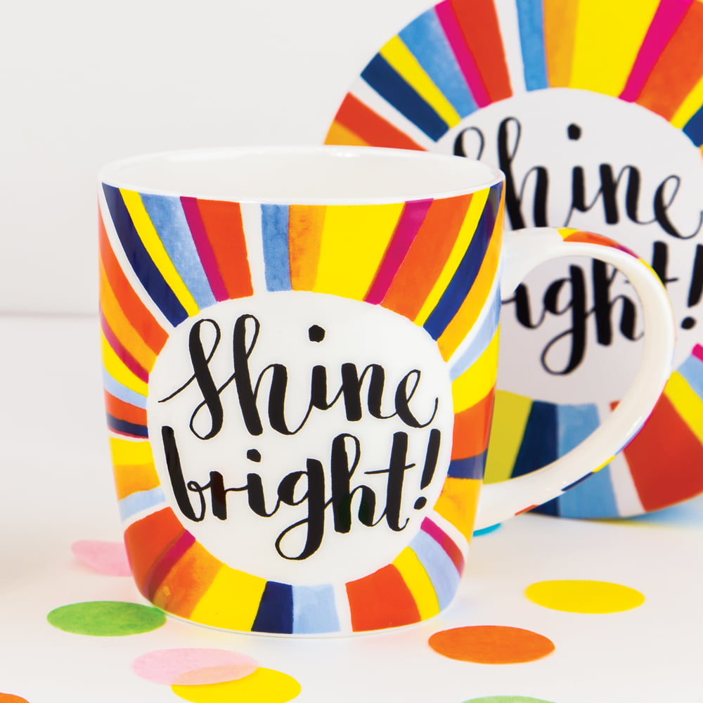 Shine Bright China Mug - Rachel Ellen Designs - Image 2