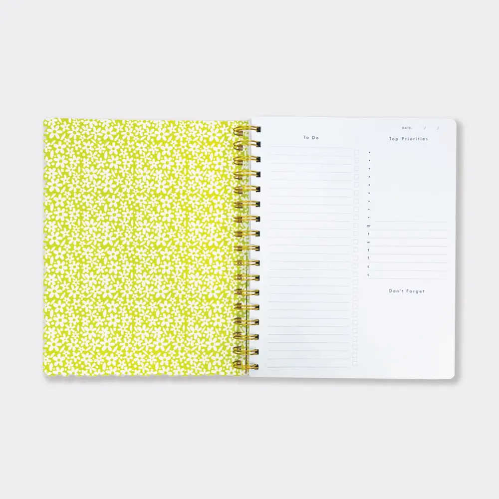 Wiro Floral Planner Notebook - Rachel Ellen Designs - Image 3