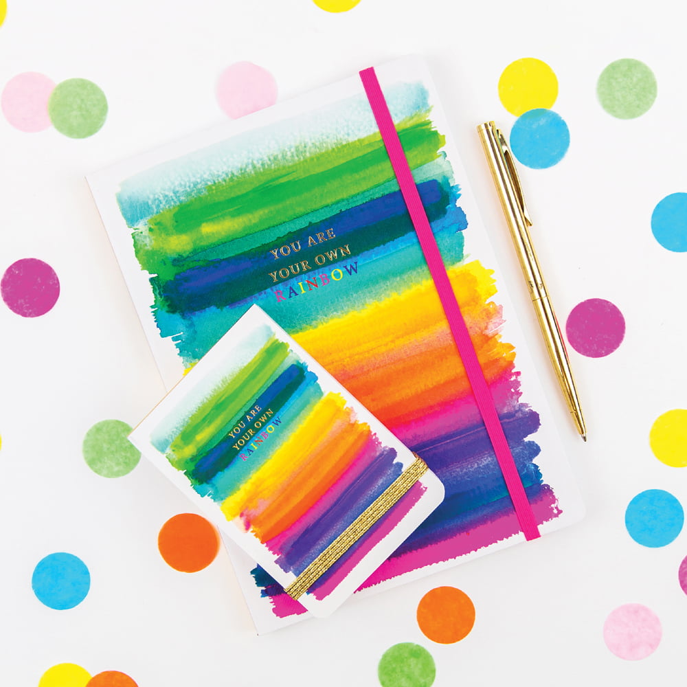 You Are Your Own Rainbow A5 Notebook - Rachel Ellen Designs - Image 3