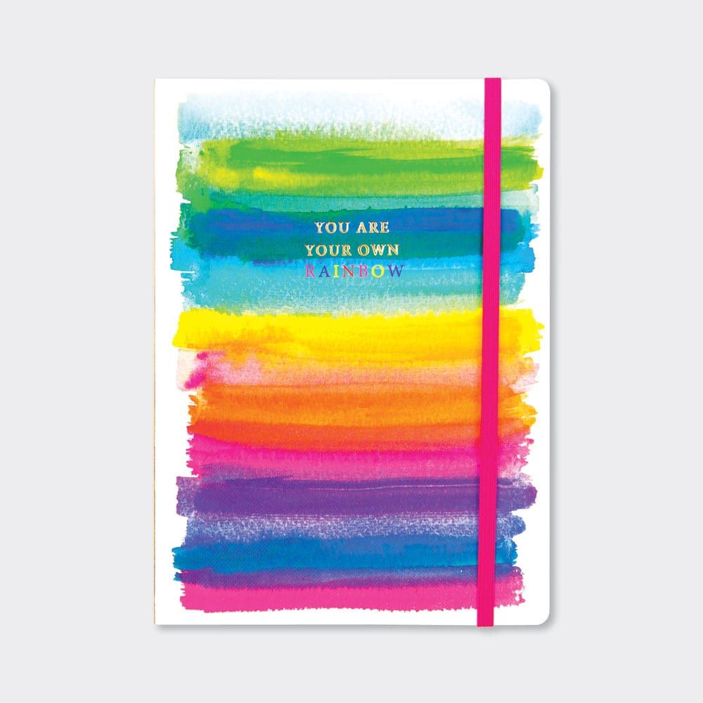 You Are Your Own Rainbow A5 Notebook - Rachel Ellen Designs