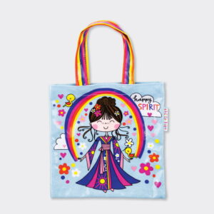 'Happy Spirit' Cherry Blossom Princess Mini Tote Bag - Rachel Ellen Designs