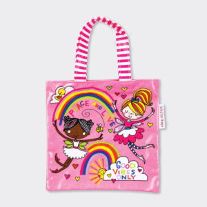 'Peace and Love' Fairies Mini Tote Bag - Rachel Ellen Designs