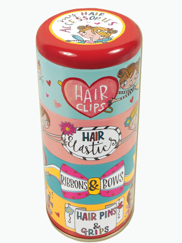 My Hair Accessories Stackable Tin - Rachel Ellen Designs