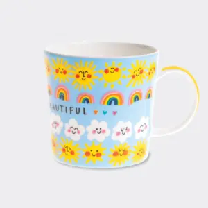Today Looks Beautiful Boxed Bone China Mug - Rachel Ellen Designs